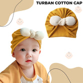 Compact and Stylish Baby Cap (Yellow)